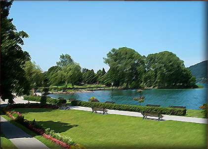 Promenade at Lake Tegernsee